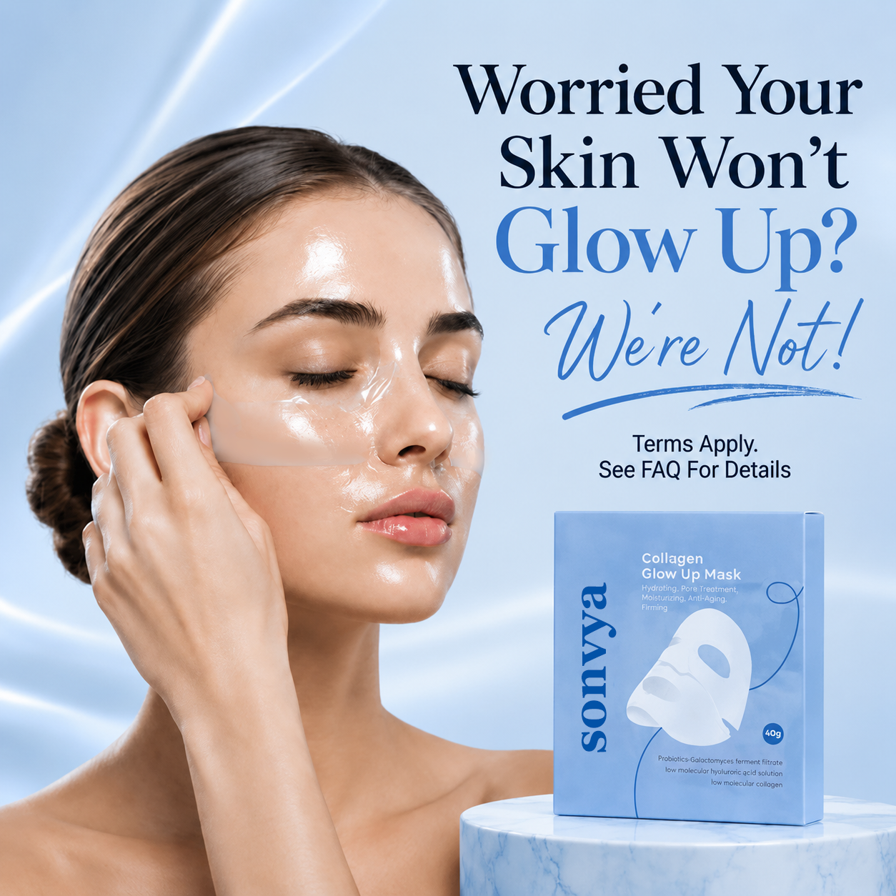 🔥LAST DAY 60% OFF | Collagen Glow Up Mask 2.0 | Enhanced Formula for Dull Skin