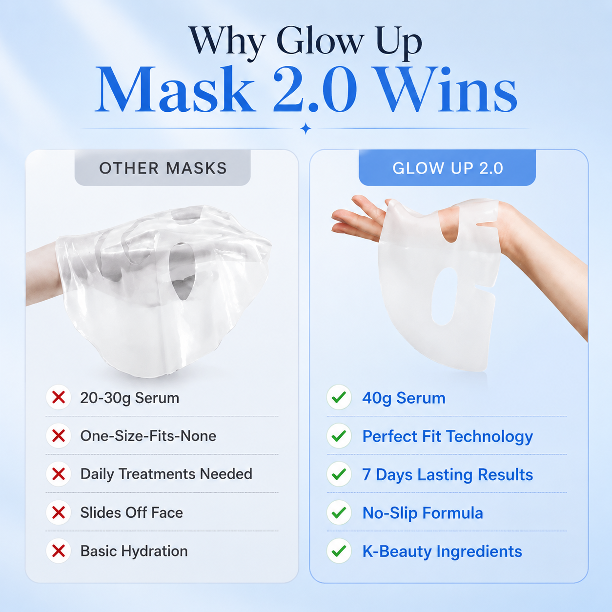 🔥LAST DAY 60% OFF | Collagen Glow Up Mask 2.0 | Enhanced Formula for Dull Skin