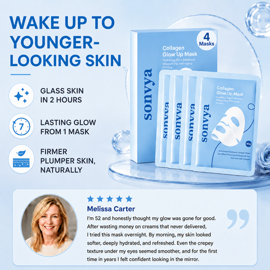 🔥LAST DAY 60% OFF | Collagen Glow Up Mask 2.0 | Enhanced Formula for Dull Skin