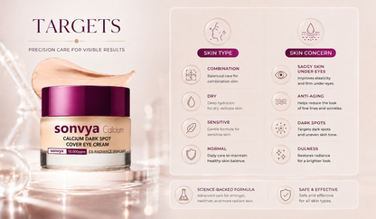 🔥LAST DAY 50% OFF!!Sonvya Korean Calcium Dark Spot Eye Cream